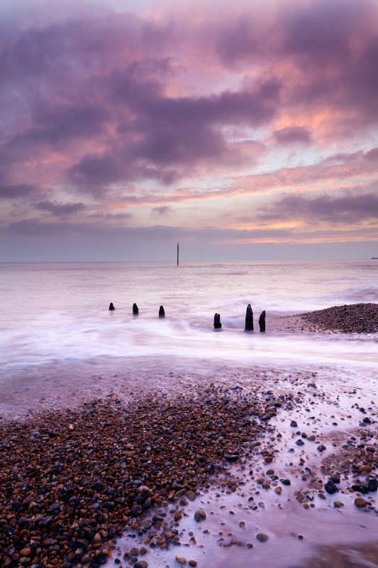 Portslade Sunset - Seascape
