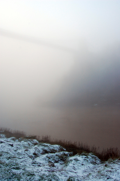 Frozen Clifron Suspenstion Bridge _B0162 - Bristol Landscape Photography
