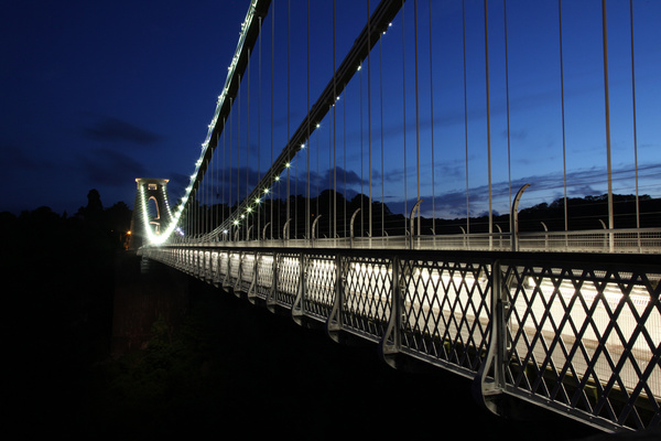 Bristol landscape_Clifton Suspension bridge at night _B090_Ian Wade - Bristol Landscape Photography