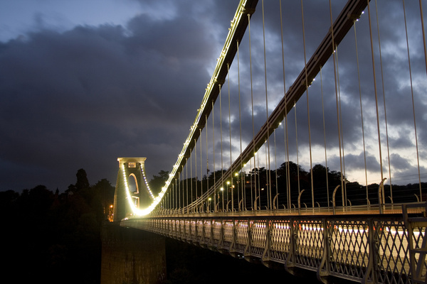 Bristol landscape_Clifton Suspension bridge at dusk _B053_Ian Wade - Bristol Landscape Photography