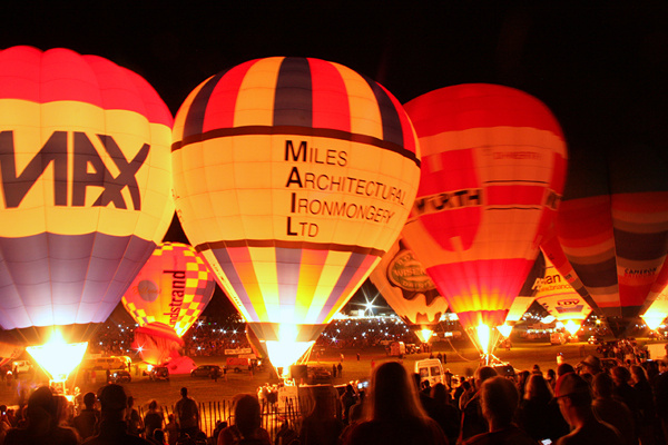 Bristol Ballon Fiesta night glow _B034 - Bristol Landscape Photography