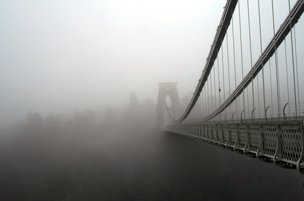 Bristol landscape_Clifton suspension Bridge in the mist_B013_Ian Wade - Bristol Landscape Photography