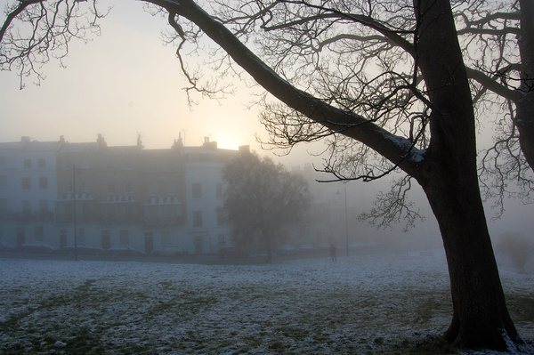 Clifton in snow_B0149 - Bristol Landscape Photography