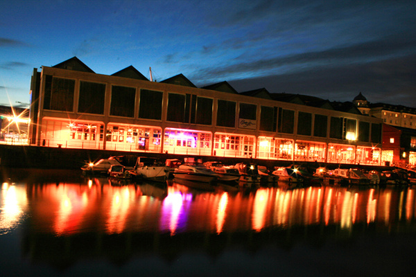 Bristol waterfront at night _B047