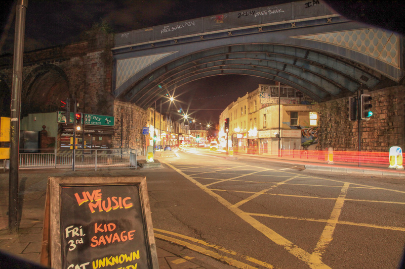Stokes Croft at night , Bristol - Bristol Landscape Photography