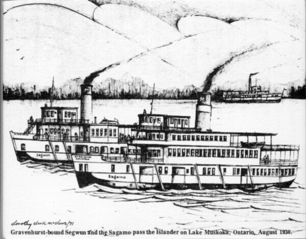 Steamships-Segwun-Wenpcb - The Steamships: Segwun, Wenonah, Wanda III
