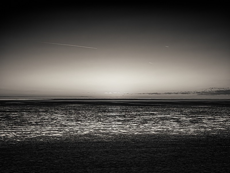 Sunset on Sand 08 - Seascapes