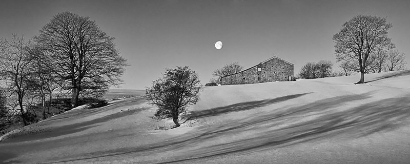 Moonset at Dawn - Malham - Landscapes