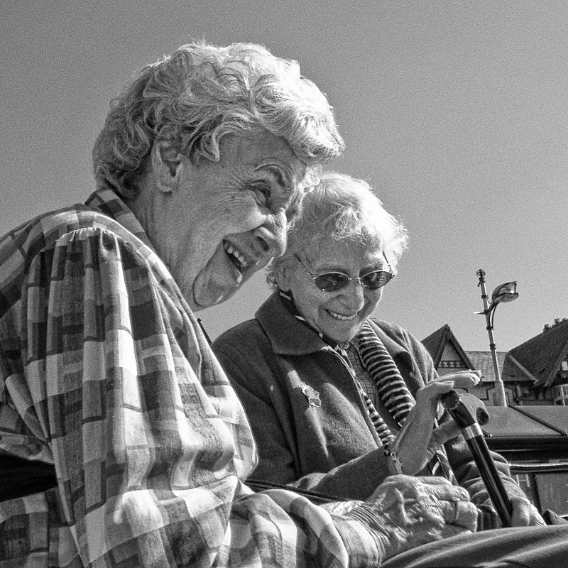 Sharing An Old Joke - Street