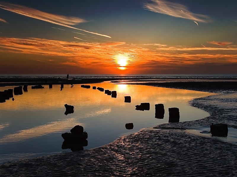Sunset on Sand 01 C - Colour