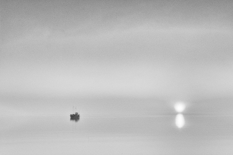 Sunset Ship 02 - Seascapes
