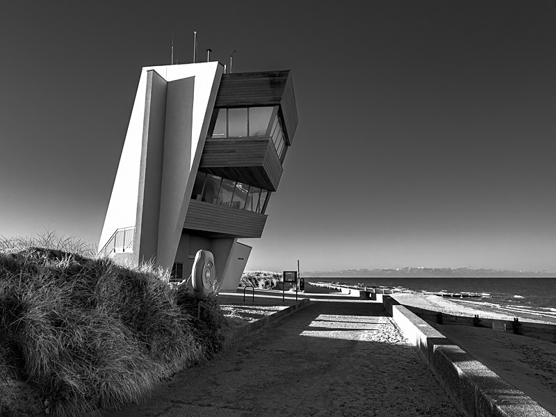 Rossall Point Watch Tower 02 - Man-Made