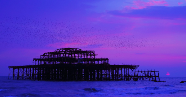 The Disappearing Pier - The South Coast of England
