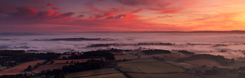 Morning Mist - The South Coast of England