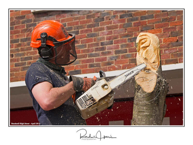 Wood Carving, Bracknell, High Street