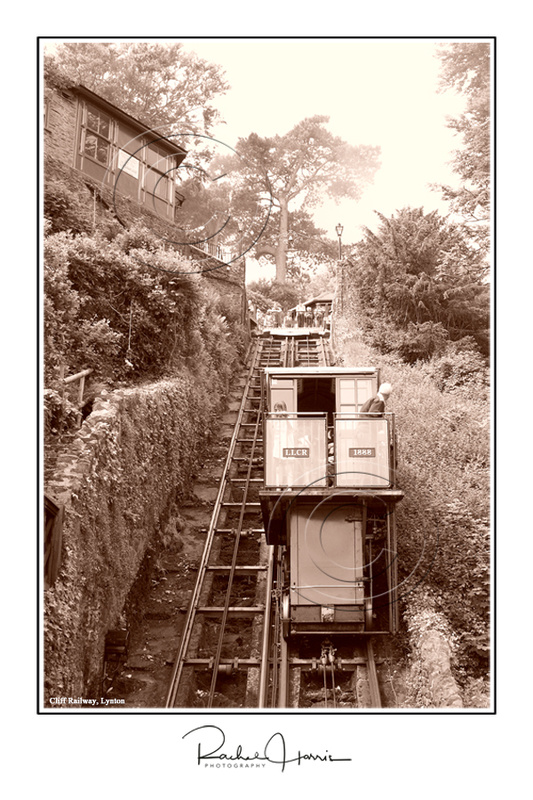Cliff Railway - Lynton - Images (Portrait format)