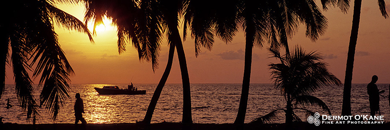 Caribbean Sunrise - Panoramic Horizontal Images