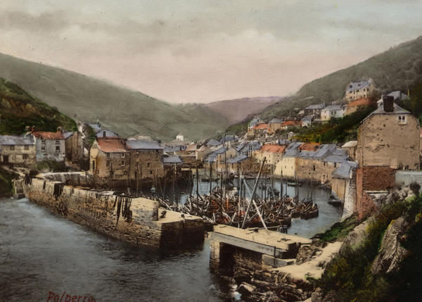 Polperro The Outer Harbour 2 - Old Photos of Polperro