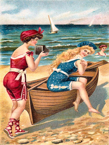 Victorian Beach Scene 9 - Edwardian Beach Scenes