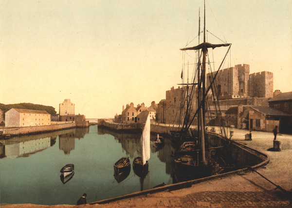 Isle of Man Castletown Rushen Castle 1 - Old Photos of Castletown