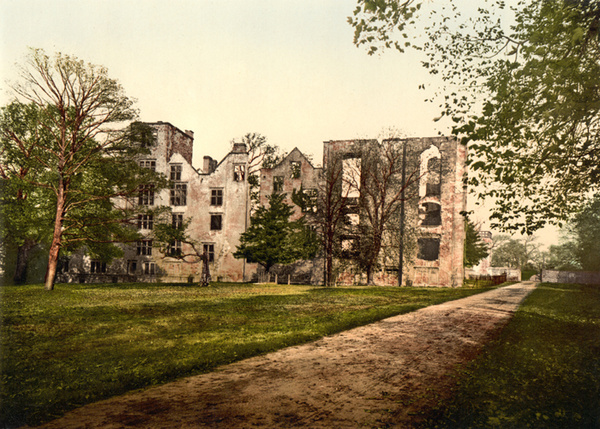 Peak District Hardwick House 23 - Old Photos of Peak District