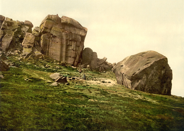 Ilkley Cow and Calf Rocks 1 - Old Photos of Ilkley