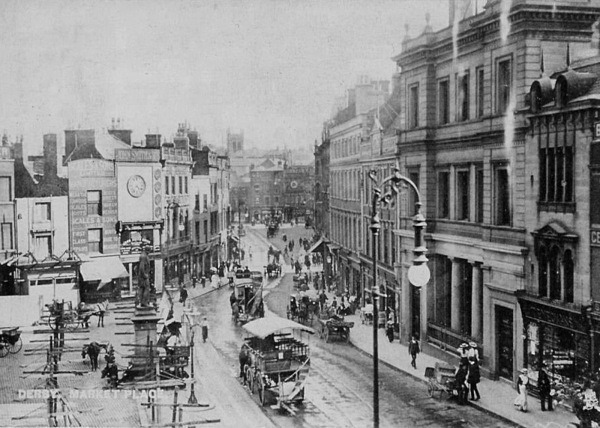 Market Place Derby 77 - Old Photos of Derby