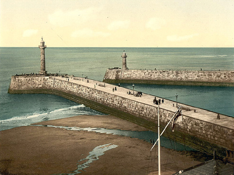 Whitby Pier 1 - Old Photos of Whitby