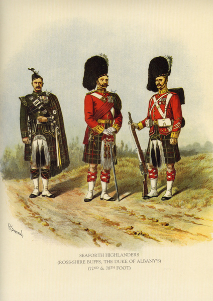 Seaforth Highlanders 9 - Old Scottish Regiments and Uniforms