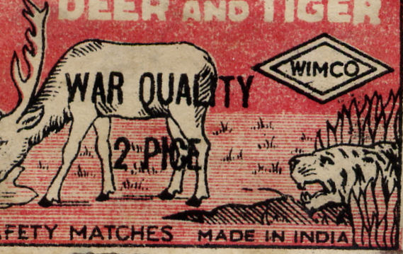 Matchbox India 76 - Old Matchbox Labels
