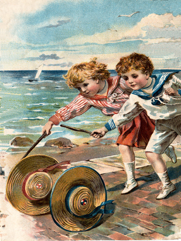 Victorian Beach Scene 34 - Edwardian Beach Scenes