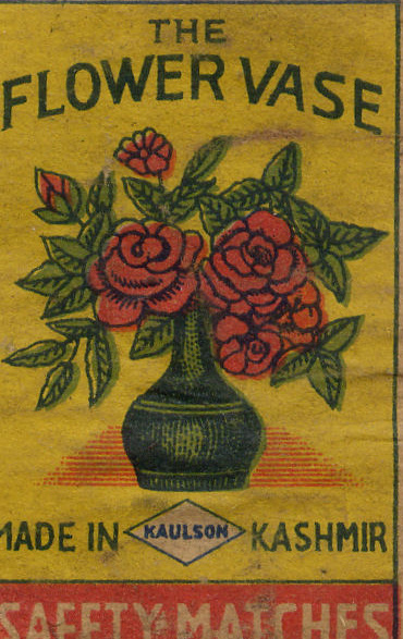 Matchbox India 105 - Old Matchbox Labels
