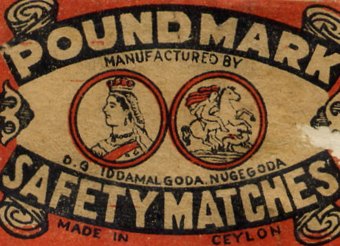 Matchbox Ceylon 62 - Old Matchbox Labels
