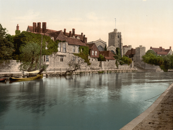 Maidstone Church,Palace and College 2 - Old Photos of Maidstone