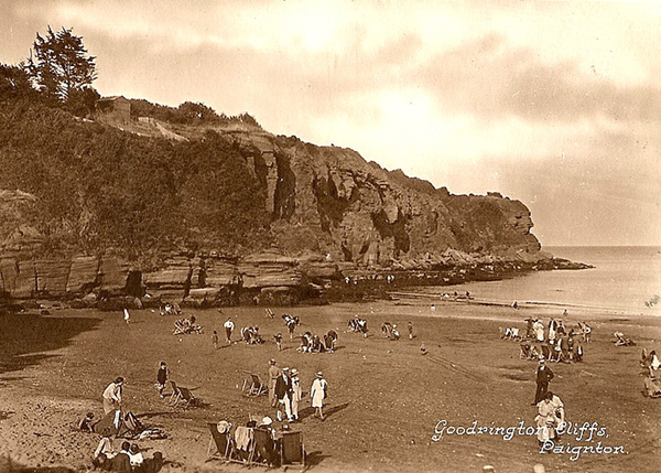 Paignton Goodrington Cliffs 6 - Old Photos of Paignton