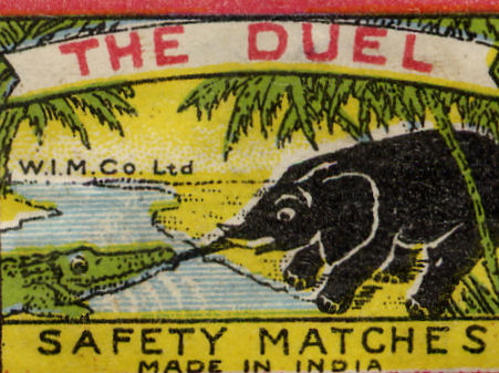 Matchbox India 63 - Old Matchbox Labels