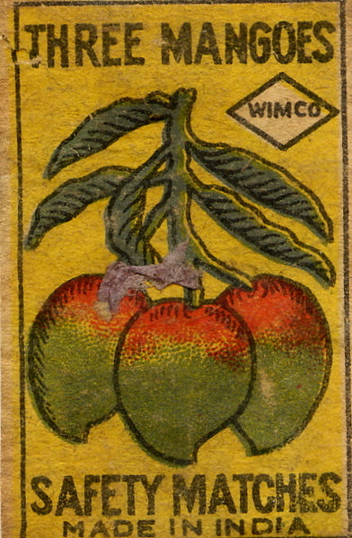 Matchbox India 99 - Old Matchbox Labels