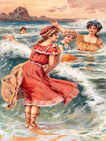 Victorian Beach Scene 50 - Edwardian Beach Scenes