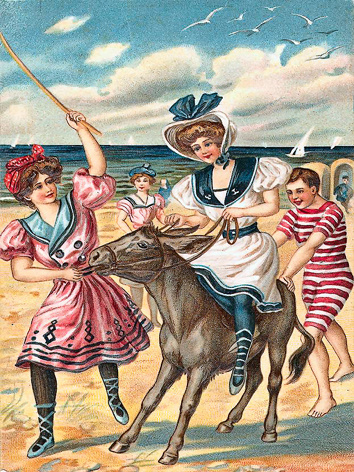 Victorian Beach Scene 5 - Edwardian Beach Scenes