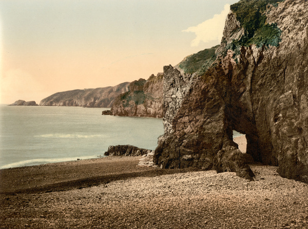 Sark Dixcart Bay 1 - Old Photos of Sark