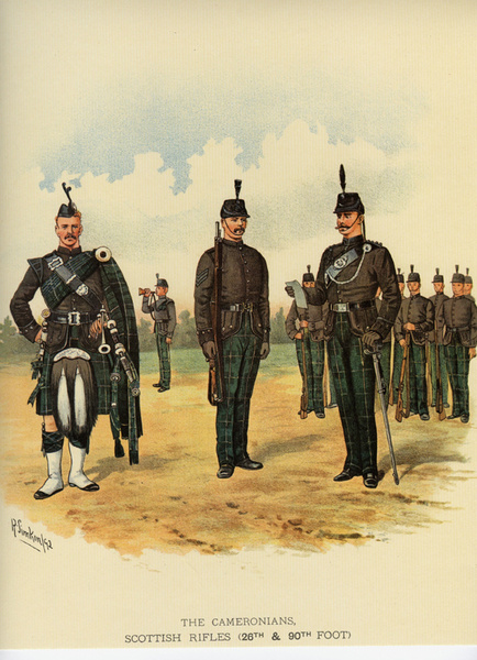 Cameronians 11 - Old Scottish Regiments and Uniforms