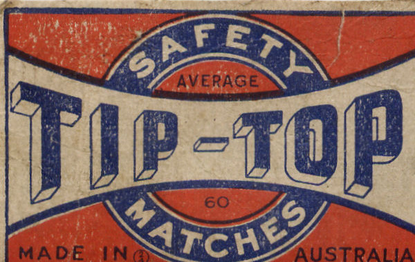 Matchbox Australia 36 - Old Matchbox Labels