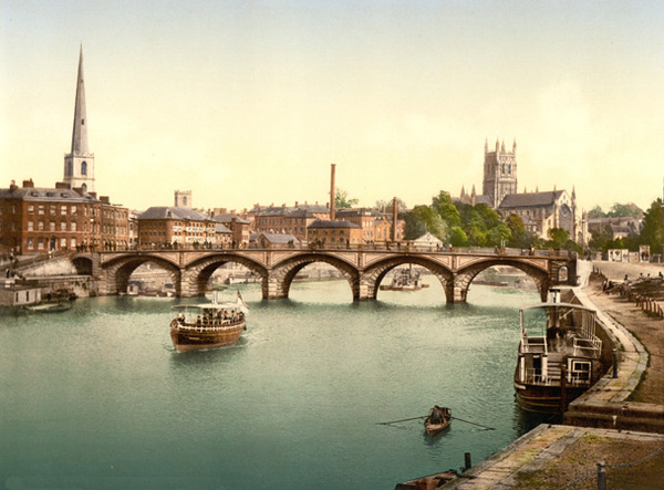 Worcester Severn Bridge 5 - Old Photos of Worcester