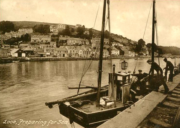 Our Daddy Looe fishing boat 5 - Old Photos of Looe