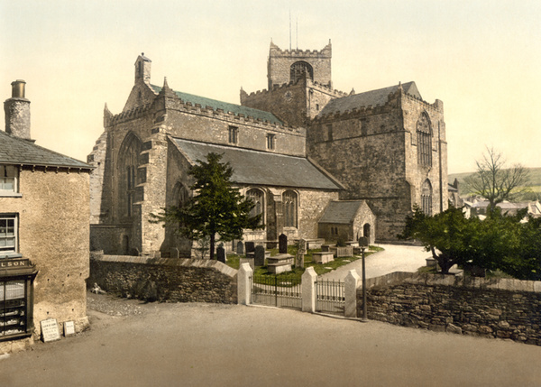 Lake District Cartmel Church 13 - Old Photos of Lake District