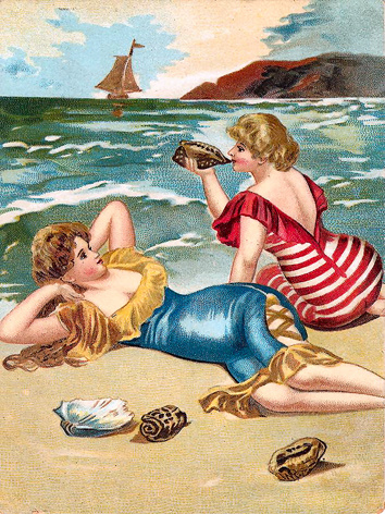 Victorian Beach Scene 29 - Edwardian Beach Scenes