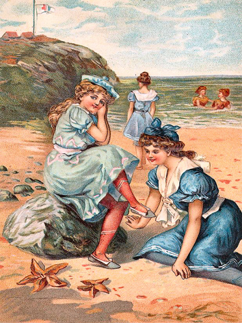 Victorian Beach Scene 7 - Edwardian Beach Scenes