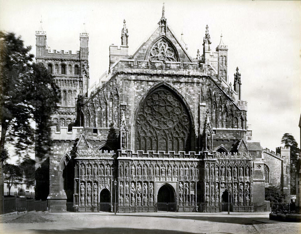 Exeter Cathedral 9 - Old Photos of Exeter