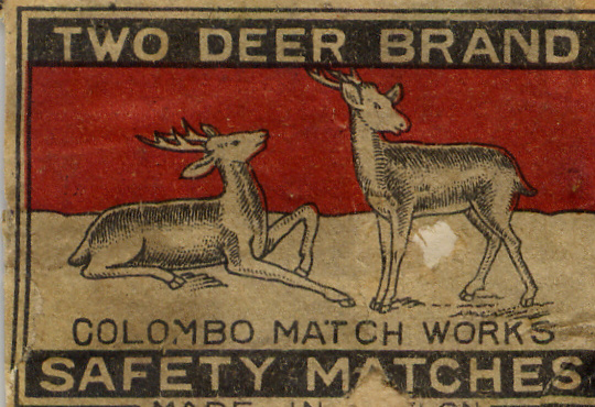 Matchbox Ceylon 56 - Old Matchbox Labels