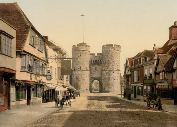 Canterbury West Gate 2 - Old Photos of Canterbury